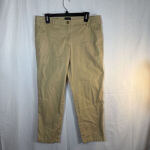 Women’s Talbots Relaxed Chino Pants Khaki Size 12 Petite Preowned